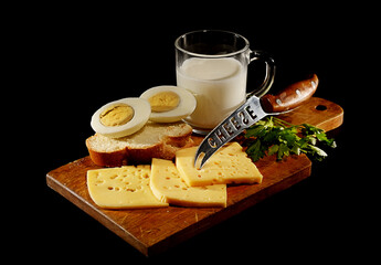 Breakfast ingredients