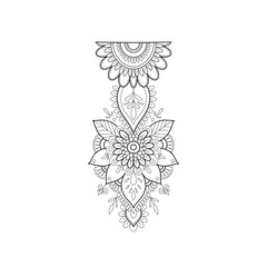 geometric drawing mandala tattoo