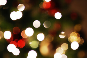Blurred Christmas lights 