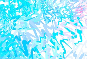 Light Blue, Red vector template with wry lines.