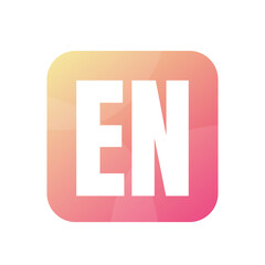 Fototapeta premium EN Letter Logo Design With Simple style