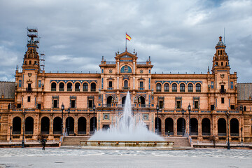 Fototapeta na wymiar plaza de espana Seville