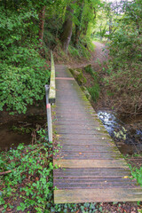 Obraz premium Sur le chemin de Compostelle, les divers paysages, villes et villages traversés.