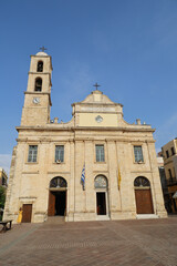 Fototapeta na wymiar The Church of Agios Nikolaos in Chania, in Crete, Greece