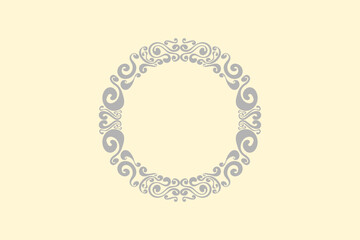 Background with victorian style. Lace or carved illustrations for frames and ethnic decorations