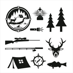 set of outdoor elements