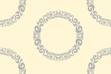 Background with victorian style. Lace or carved illustrations for frames and ethnic decorations