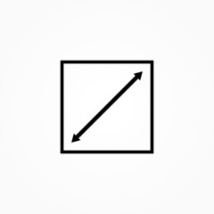 screen size setting icon