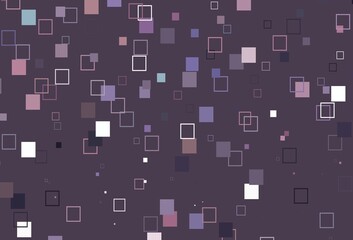 Light Pink vector cover with polygonal style.