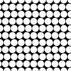 Circles pattern. Dots seamless ornament. Dot motif. Circular figures backdrop. Rounds background. Dotted wallpaper. Digital paper, textile print, abstract image, web design, vector illustration