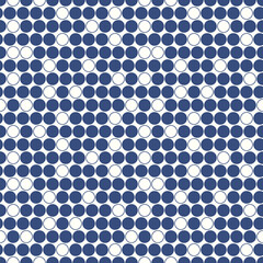 Circles pattern. Dots seamless ornament. Dot motif. Circular figures backdrop. Rounds background. Dotted wallpaper. Digital paper,web design, abstract image, textile print, vector illustration