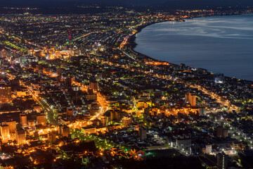 Fototapeta na wymiar 函館山からの夜景