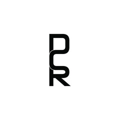 dcr letter original monogram logo design