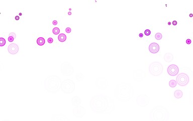 Light Purple, Pink vector layout with circle shapes.