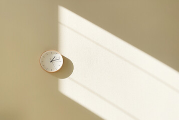 Minimalist Wall Clock Background