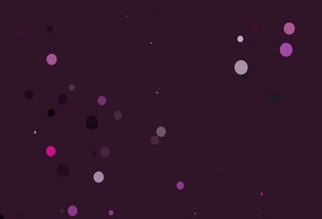 Light Pink vector cover with spots.