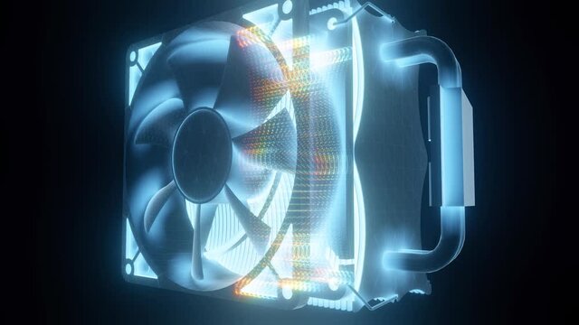 pc cooling system. High quality 4k footage