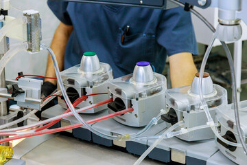 Apparatus circulation blood heart lung machine for heart surgery in operating room