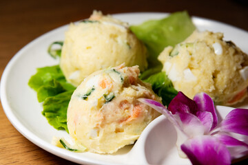 Japanese mashed potatoes, Japanese cuisine 