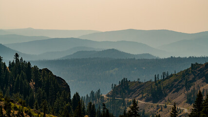 Lassen Volcanic National Park Mountain View