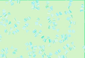 Light Green, Yellow vector backdrop with lines, circles, rhombus.