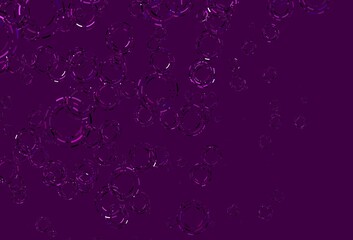 Light Pink, Blue vector texture with disks.