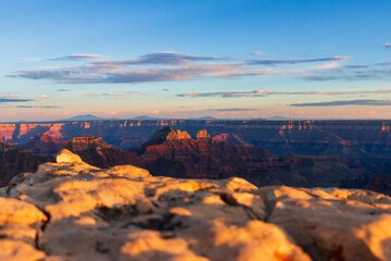 Fototapeta na wymiar North Grand Canyon National Park at Sunset