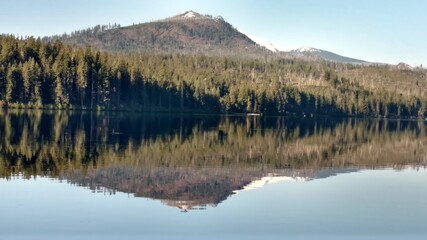lake in the mountains Mt Bachelor Bend, Oregon