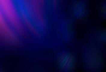 Fototapeta premium Dark Purple, Pink vector blurred bright template.