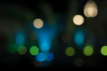 Colorful bokeh lights abstract background