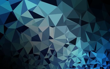 Light BLUE vector blurry triangle pattern.