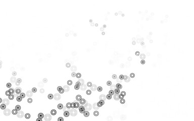 Light Gray vector background with spots.
