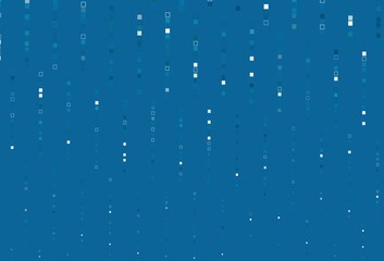 Light BLUE vector cover with polygonal style.