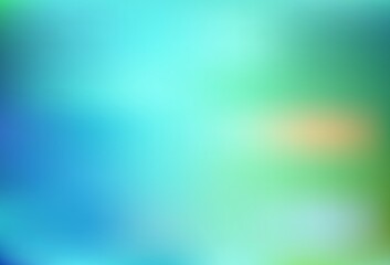 Light Blue, Green vector blurred shine abstract texture.
