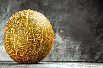 front view fresh melon on dark background fruit watermelon summer sweet