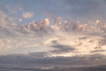 Contrast sky sunset clouds texture background