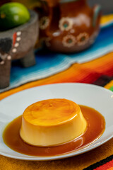 Flan de coco dessert