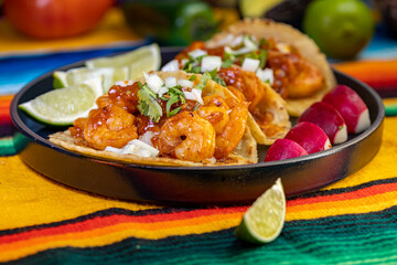 Spicy Grilled shrimp Tacos