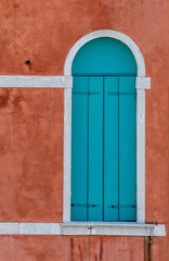 Bright Blue Window of Venice