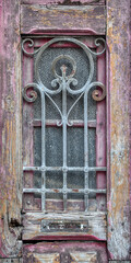 Detailed Weathered Door of Porto