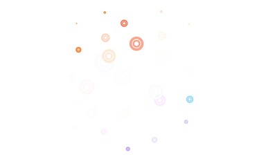 Light Multicolor vector layout with circle shapes.
