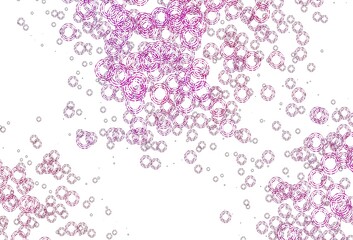 Light Purple vector template with circles.