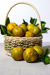 basket of orange