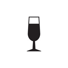 champagne glass icon symbol sign vector