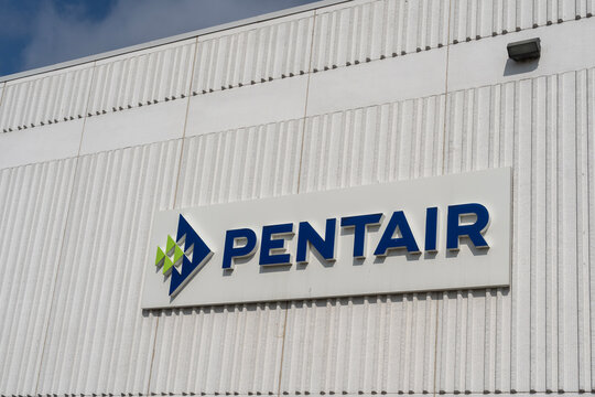 Cambridge, On, Canada - September 27, 2020: Pentair Canada facility building in Cambridge, On, Canada. Pentair plc (PNR) is an American water treatment company. 