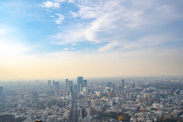 【六本木ヒルズより】東京都内、都市景観