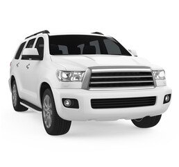 SUV Car Isolated