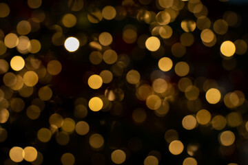 クリスマスイルミネーション背景