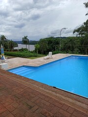 swimming pool in hotel