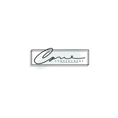 Initial CZ Handwriting, Wedding Monogram Logo Design, Modern Minimalistic and Floral templates for Invitation cards	

